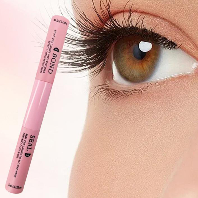 Waterproof Mascara Wand - 1/2/3/4個入り DIYまつげクラスター まつげ接着剤＆シーラー 長持ち防水両端グルーマスカラワンド つけまつげホルダー