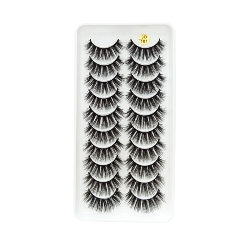 Beauty Makeup Events - ナチュラルなつけまつげ ファイバー3Dボリュームラッシュ ナチュラルルック効果 パーティー、結婚式、イベントメイクアップ用 プロフェッショナルビューティーツールセット