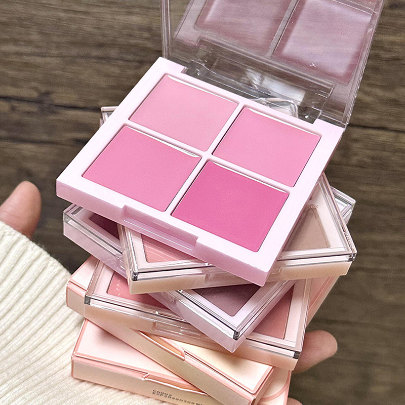 Ulta Beauty Makeup - 【Peace】多目的ベリーミルクブラッシュクリームパレット リップチークティント ナチュラルマット エクスパンドカラー ブライトニングフェイスブラッシャー ルージュ