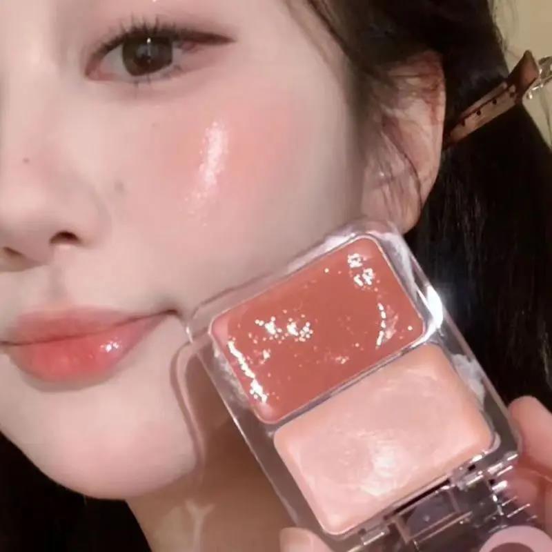 Ulta Beauty Makeup - ウォーターライトブラッシュクリーム 長持ち 防水 チークティント フェイスコントゥアリングメイク ミルクティーカラー