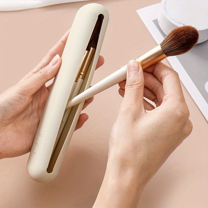Beauty Makeup Bag - 化粧バッグ化粧ブラシポーチ化粧品オーガナイザートラベルホルダー収納ブラシケースブラシシリコンポルタカネタ