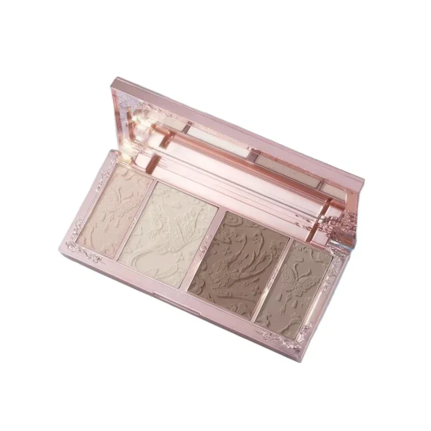 エンボスハイライトと輪郭パレット、フェイスパウダー、輪郭キッ - Highlighter Bronzer Palette のレビューと価格