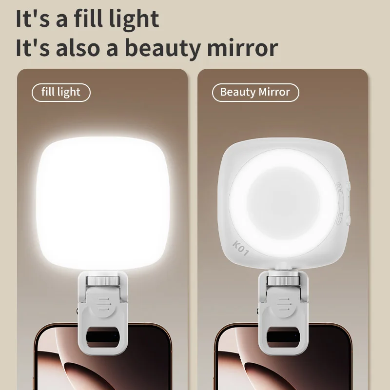 電話自撮りライト 2700K-6500K ポートバルポケット - Photo Beauty Makeup のレビューと価格