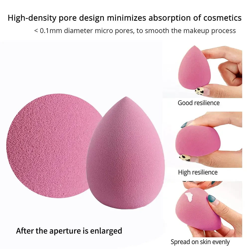 4/8 個メイクアップスポンジブレンダー美容卵化粧パフソフト - Beauty Blender In Makeup のレビューと価格