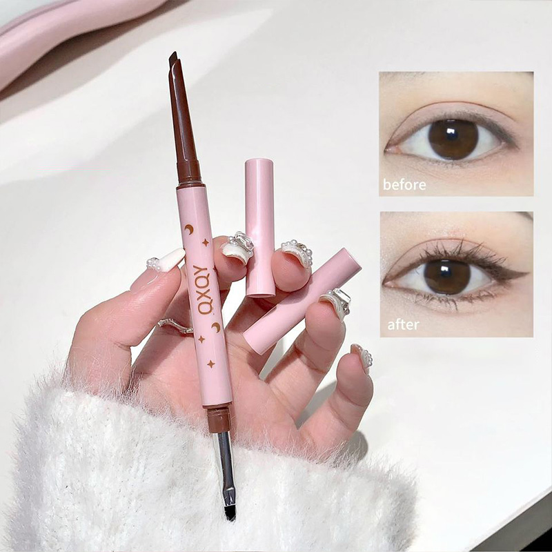 QXQY ダブルヘッドアイライナー、ツーインワンアイブロウペ - Beauty Makeup Fashion のレビューと価格