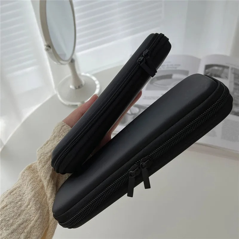 1pc 黒化粧品バッグ防水ダブルジッパー化粧ブラシケース女性 - Beauty Makeup Bag のレビューと価格