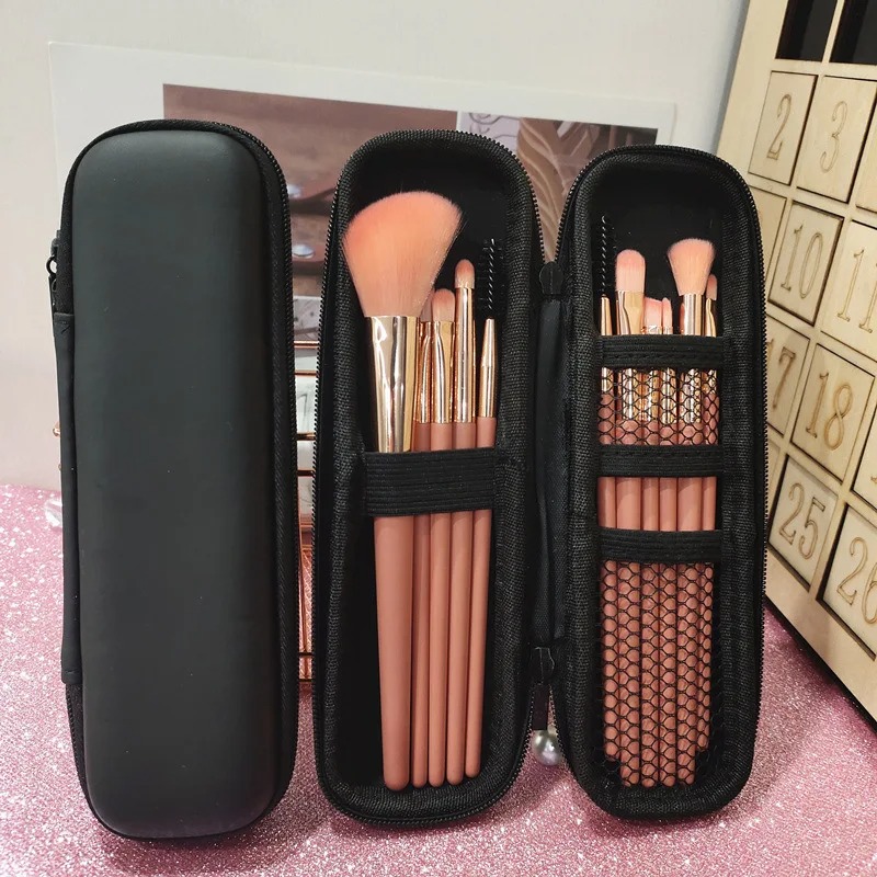 1pc 黒化粧品バッグ防水ダブルジッパー化粧ブラシケース女性 - Beauty Makeup Bag のレビューと価格