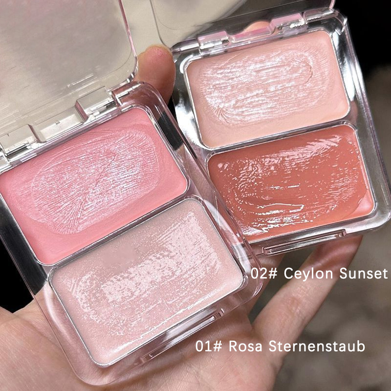 2色のジェリーグローブラッシュ、ミルクピーチピンクアプリコッ - Ulta Beauty Makeup のレビューと価格