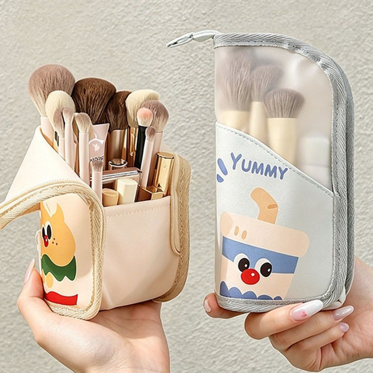 1 個化粧品バッグトラベルスタンド収納メイクアップ下着オーガ - Beauty Makeup Bag のレビューと価格