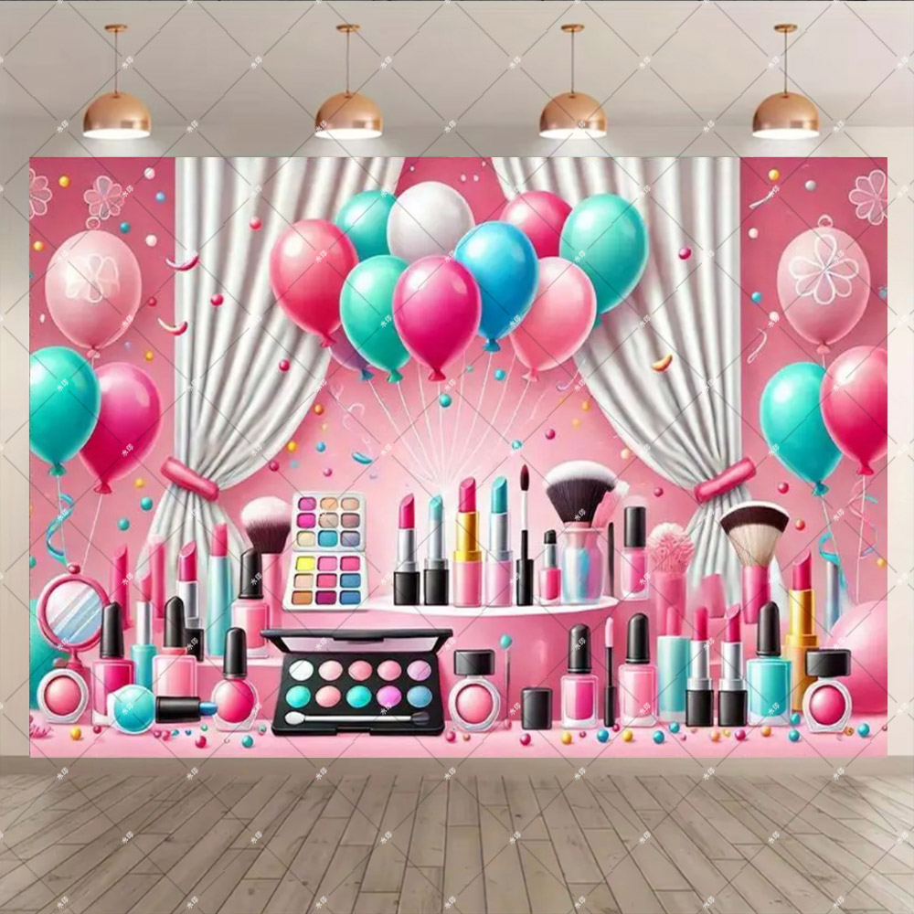 女性のためのピンクのパーソナライズされたバナーの背景,美容, - Photo Beauty Makeup のレビューと価格